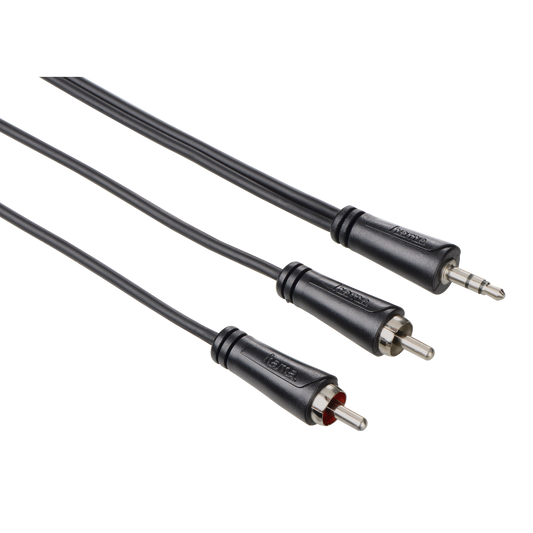 HAMA 122295 AUD CABLE,3.5MM JACK PLUG-2 RCAPLUG,STEREO,1.5 M