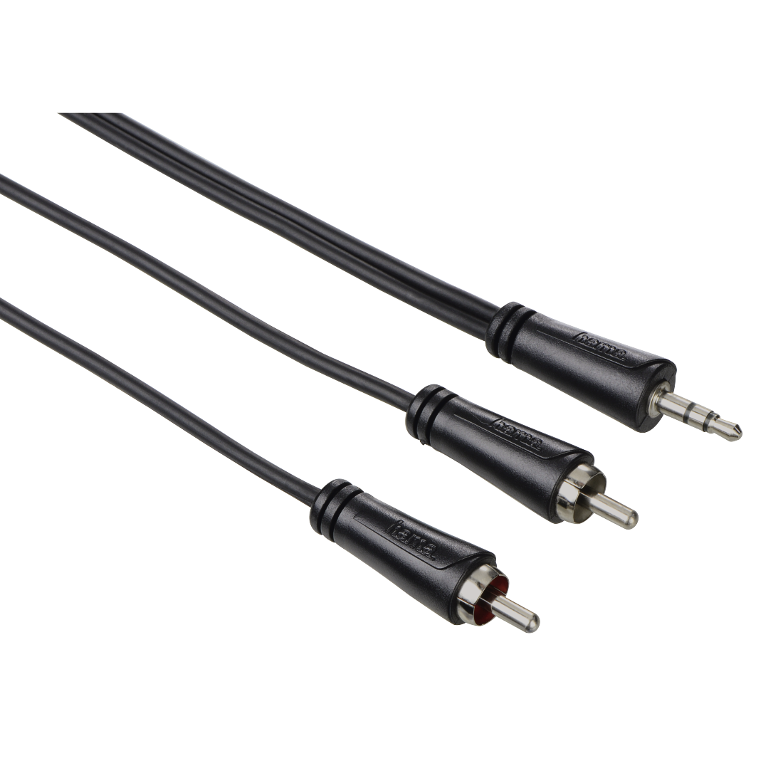 HAMA 122296 AUD CABLE,3.5MM JACK PLUG-2 RCAPLUG,STEREO,3.0 M