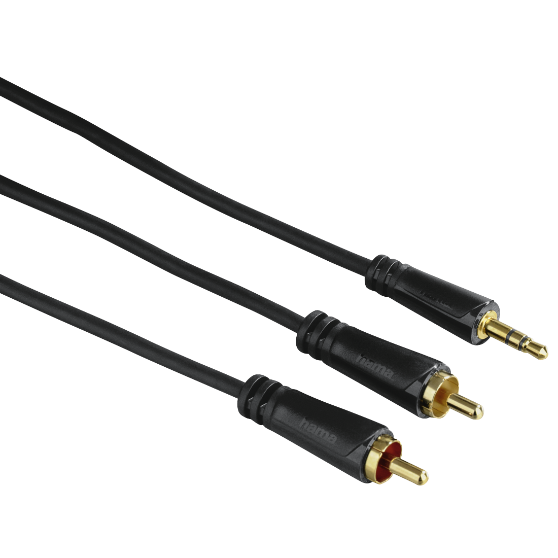 HAMA 122299 AUD CABLE,3.5MM JACK PLUG-2 RCAPLUG,STEREO, G-P,3.0M