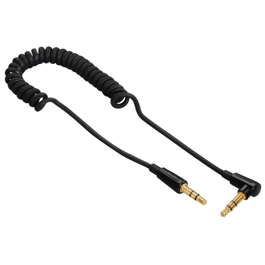 HAMA 122326 FLEXI-SLIM COILEDCORD,3.5MM JACK PLUG 90°-PLUG,STEREO,1.5M