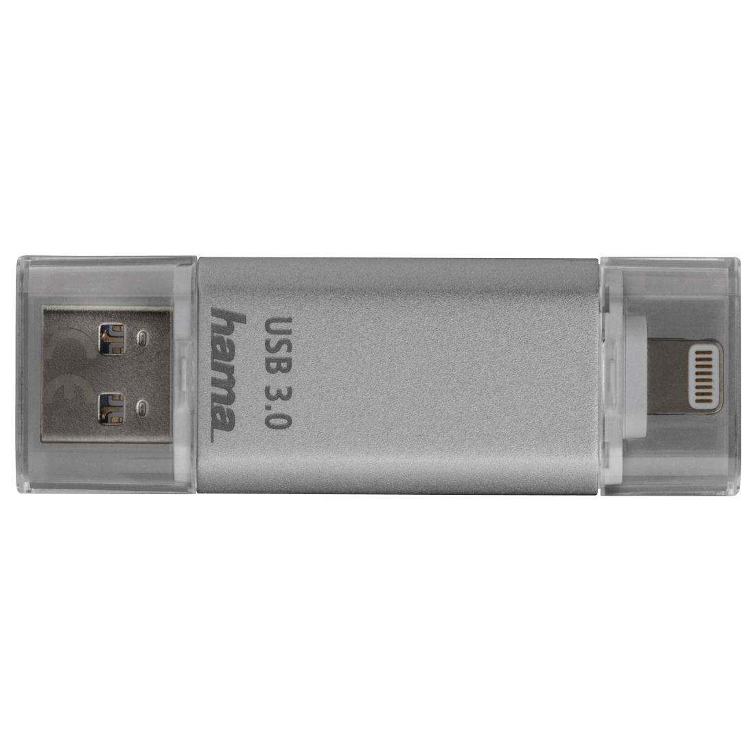 HAMA 124142 Save2Data FlashPen, 64GB, Lightning, USB 3.0, silver, Prime Line