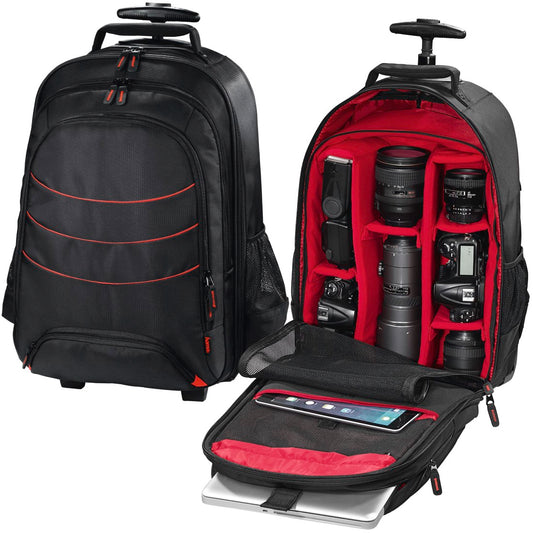 HAMA 126683 Hama "Miami" Camera Trolley, 200, black/red
