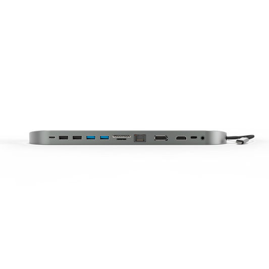 HAMA 135761 12-IN-1 USB-C DOCKING STATION FOR USB, HDMI™, DP, LAN, SD, MICROSD, JACK