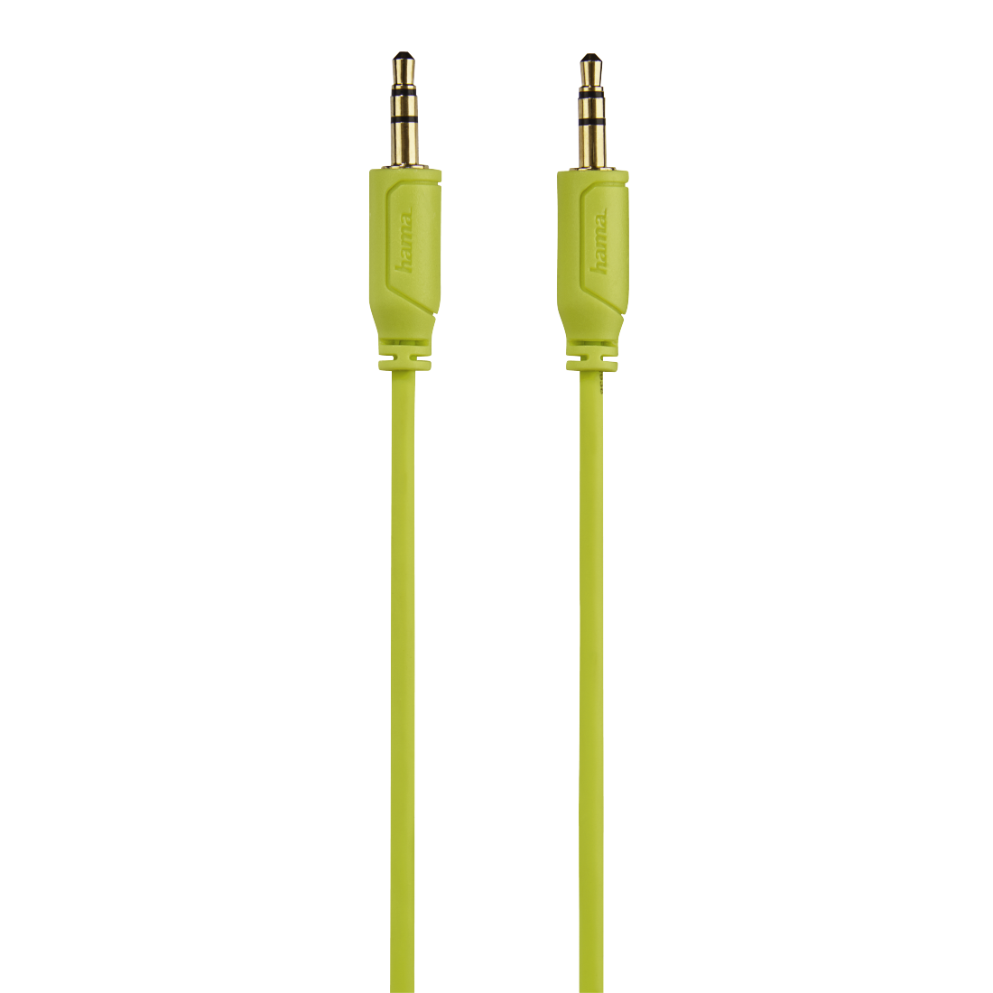 Hama 135782  "Flexi-Slim" 3.5 mm Audio Jack Cable, gold-plated, green, 0.75 m