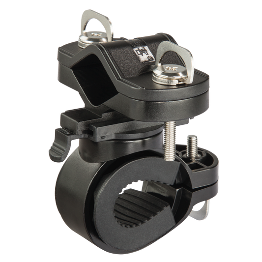 HAMA 136674 Universal Torch Mount for Handlebars, can be rotated 360°, black