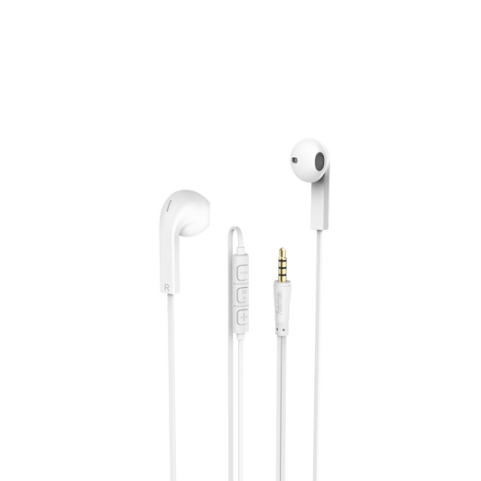 HAMA 137444 "Advance" In-Ear Headset, white