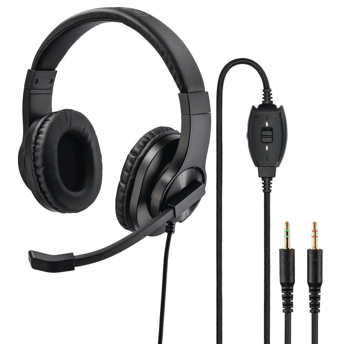 HAMA 139925 "HS-P300" PC Office Headset, Stereo, black