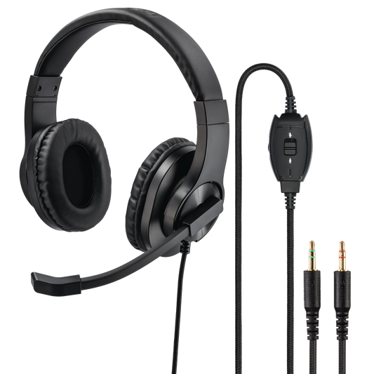 HAMA 139925 "HS-P300" PC Office Headset, Stereo, black
