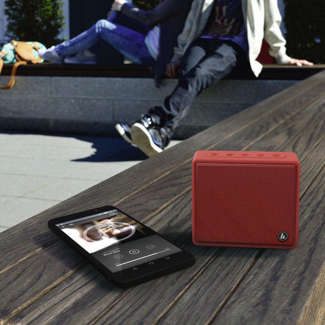 HAMA 173122 POCKET / MOBILE BLUETOOTH  SPEAKER RED