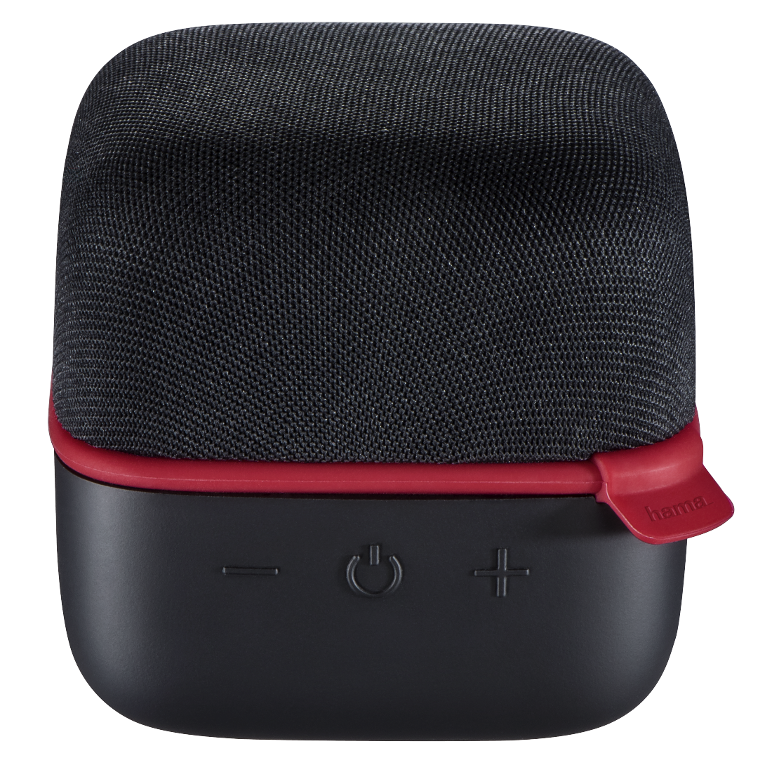HAMA 173156 "Cube" Mobile Bluetooth® Speaker, black/red