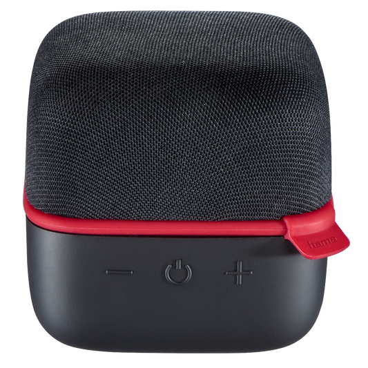 HAMA 173156 "Cube" Mobile Bluetooth® Speaker, black/red