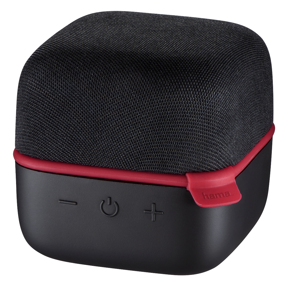 HAMA 173156 "Cube" Mobile Bluetooth® Speaker, black/red