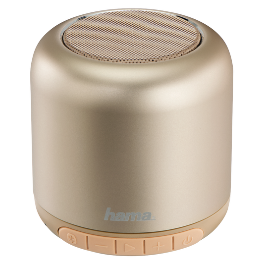 HAMA 173180 "Steel Drum" Mobile Bluetooth® Loudspeaker, gold