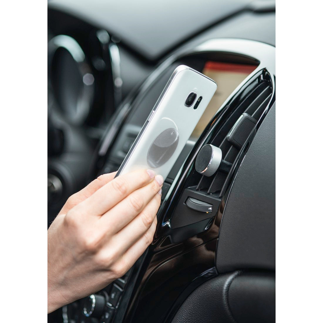 HAMA 173765 "Magnetic Aluminium" Universal Smartphone Holder