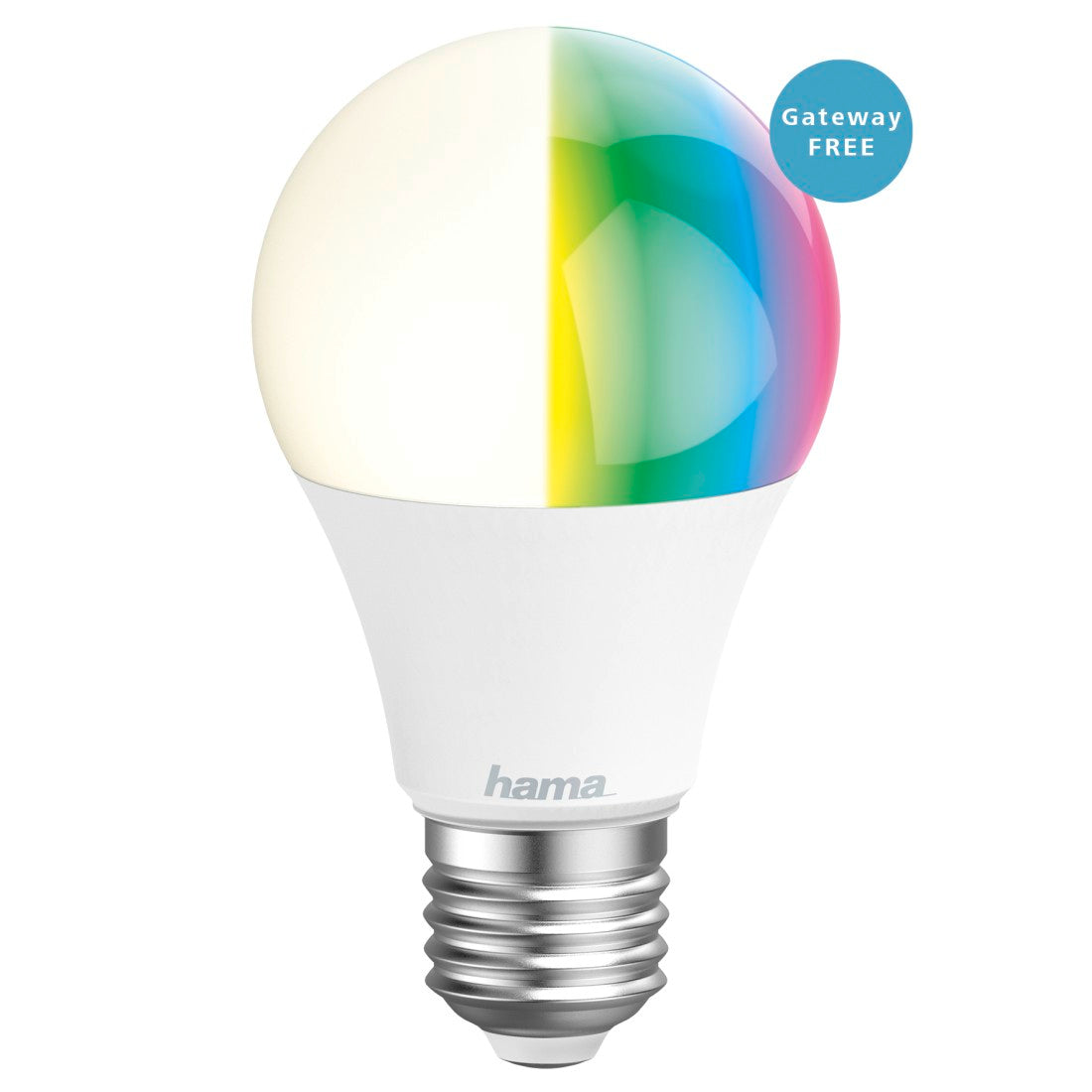 Hama 176547 WiFi-LED Light, E27, 10W, RGB, can be dimmed