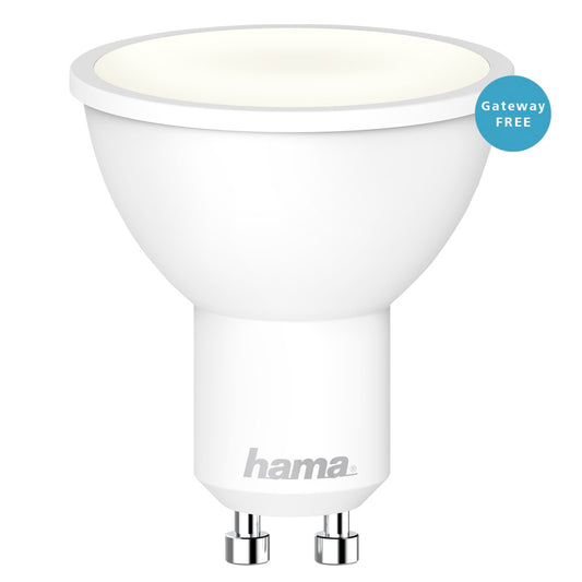 Hama 176558 WiFi-LED Light, GU10, 4.5W, white, can be dimmed