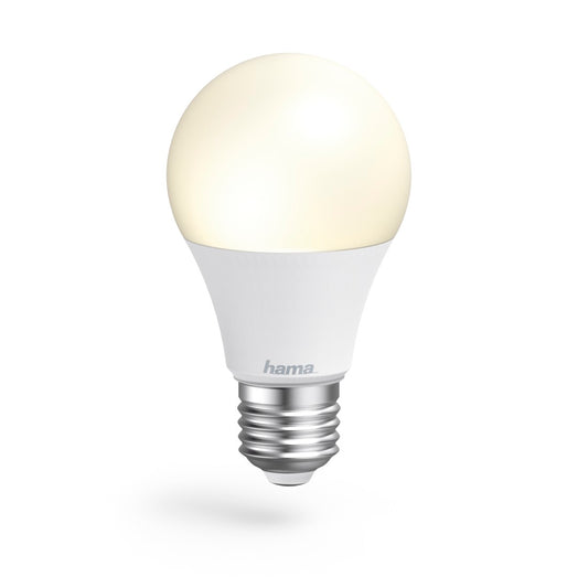 Hama 176584 WLAN LED Lamp, E27, 10 W, without Hub, for Voice / App Control, white