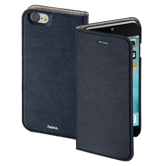 HAMA 177807 "Slim" Booklet Case for Apple iPhone 7/8, navy