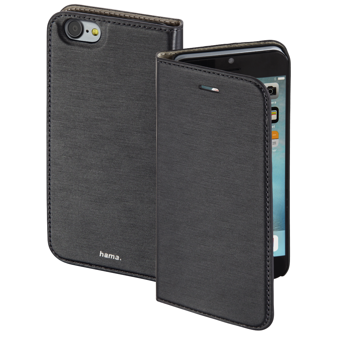 HAMA 177808 "Slim" Booklet Case for Apple iPhone 7/8, grey