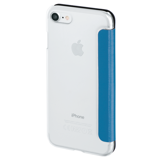 HAMA 177811 "Clear" Booklet Case for Apple iPhone 7/8, dark blue
