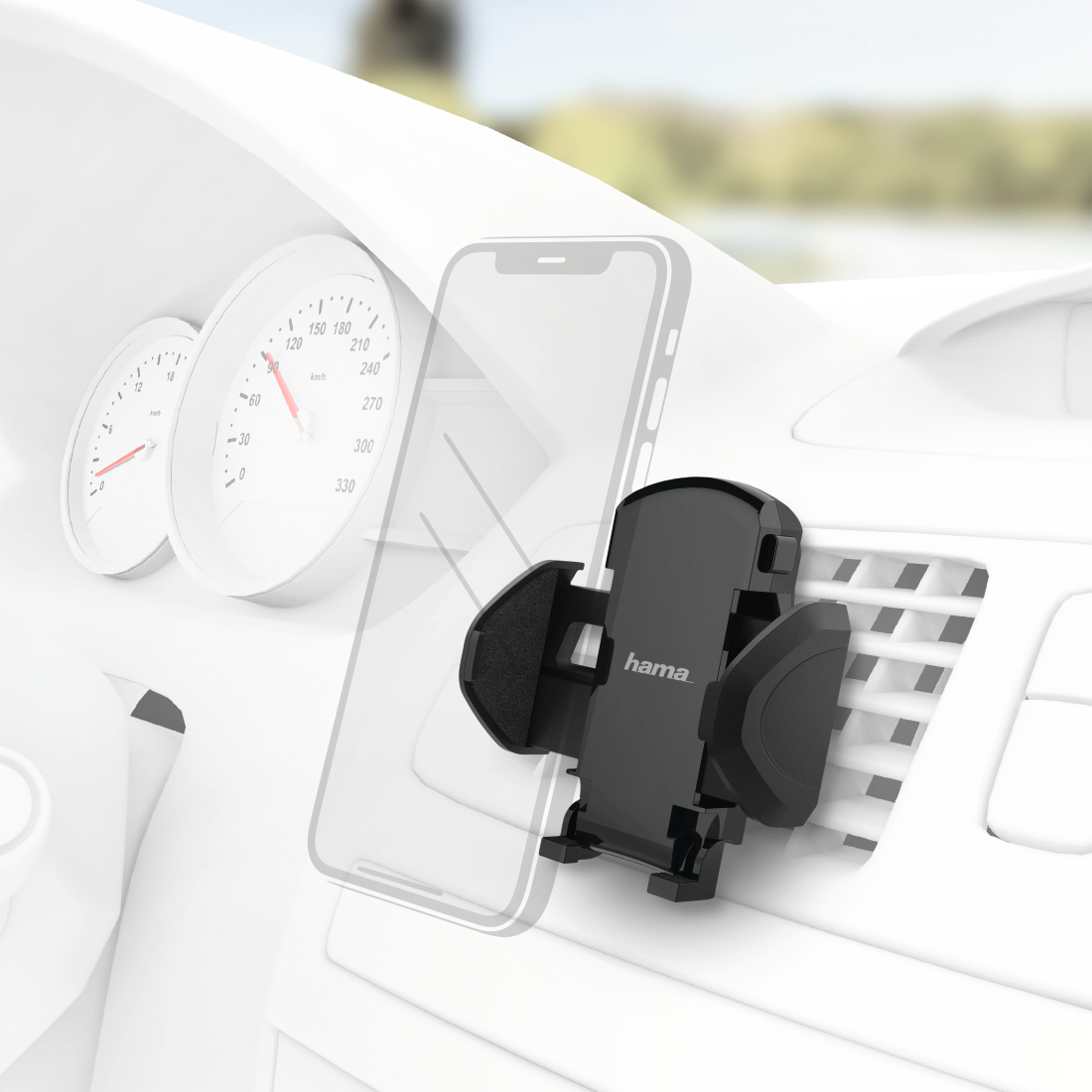 HAMA 178250 Universal Smartphone Holder, devices with a width between 4.5 and 9 cm