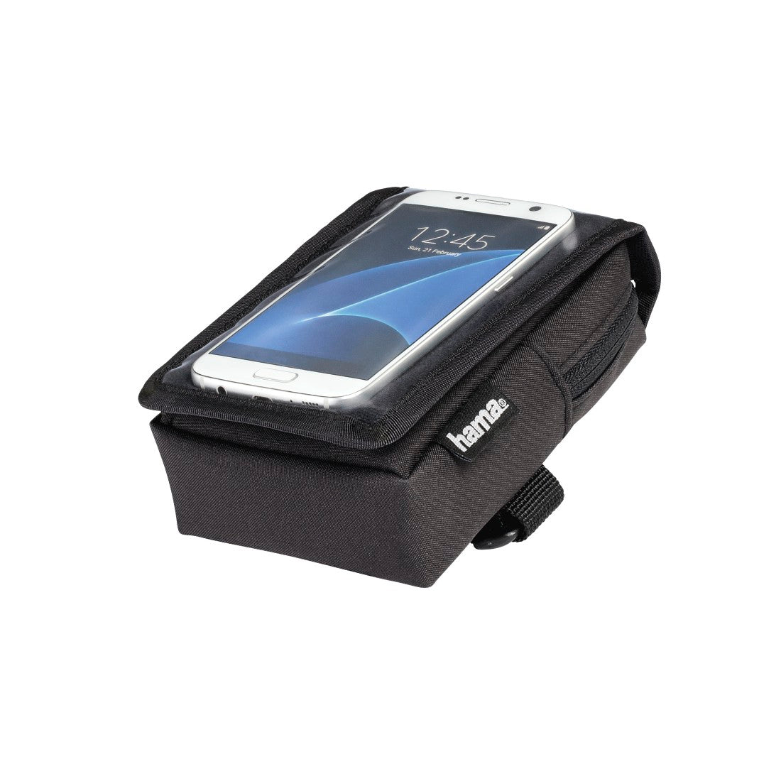 HAMA 178252 Universal Smartphone Bicycle Holder Bag for devices up to 8 cm wide and 14 cm high