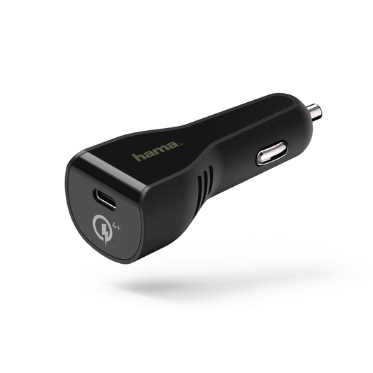 HAMA 178274 "Qualcomm® Quick Charge™ 4+ / Power Delivery (PD) Car Charger, black