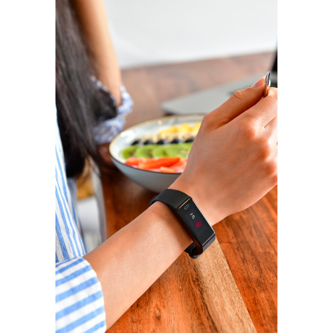 HAMA 178601"Fit Track 3900" Fitness Tracker, Pulse Meter, Calories, Sleep Analysis