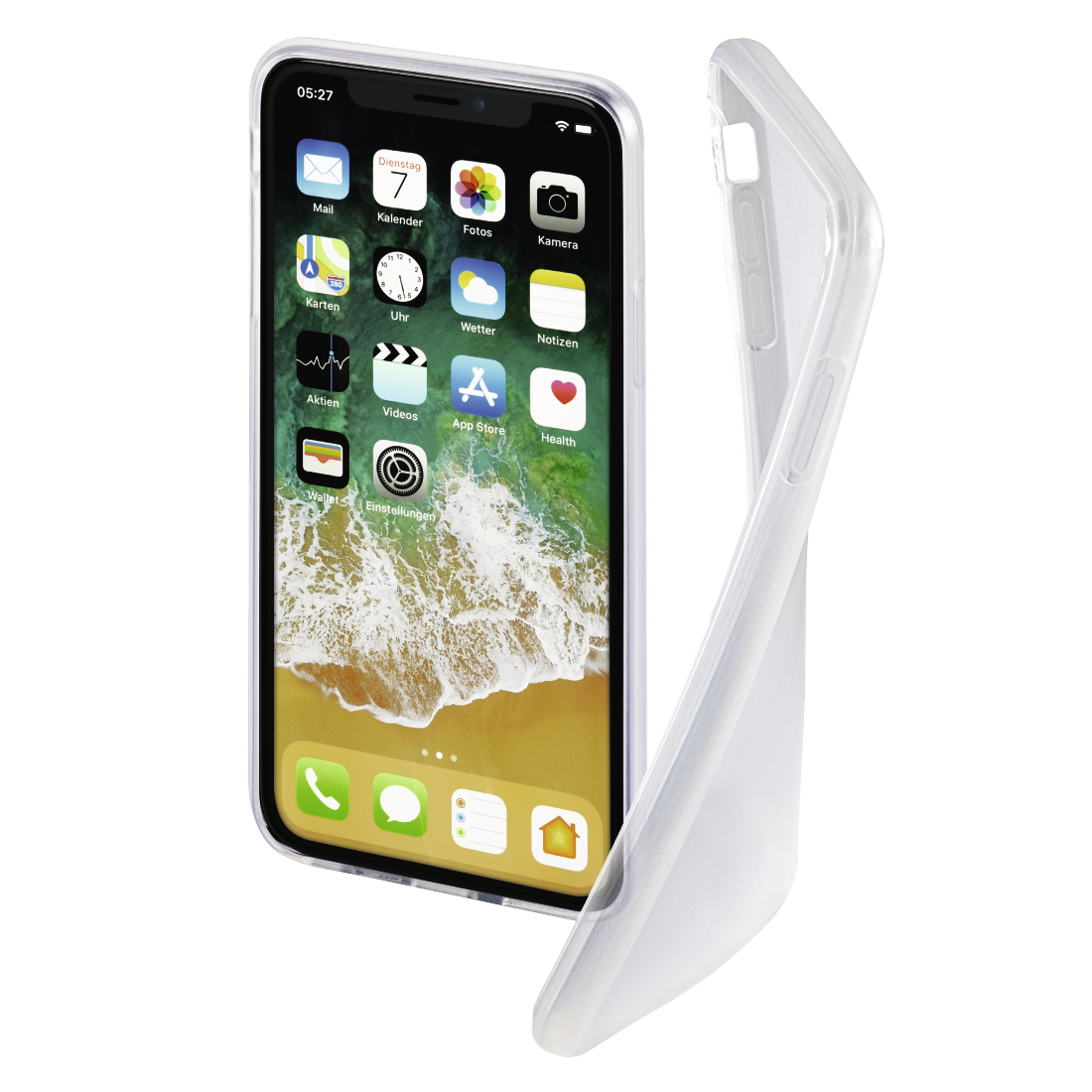 HAMA 181386 "Crystal Clear" Cover for Apple iPhone X, transparent