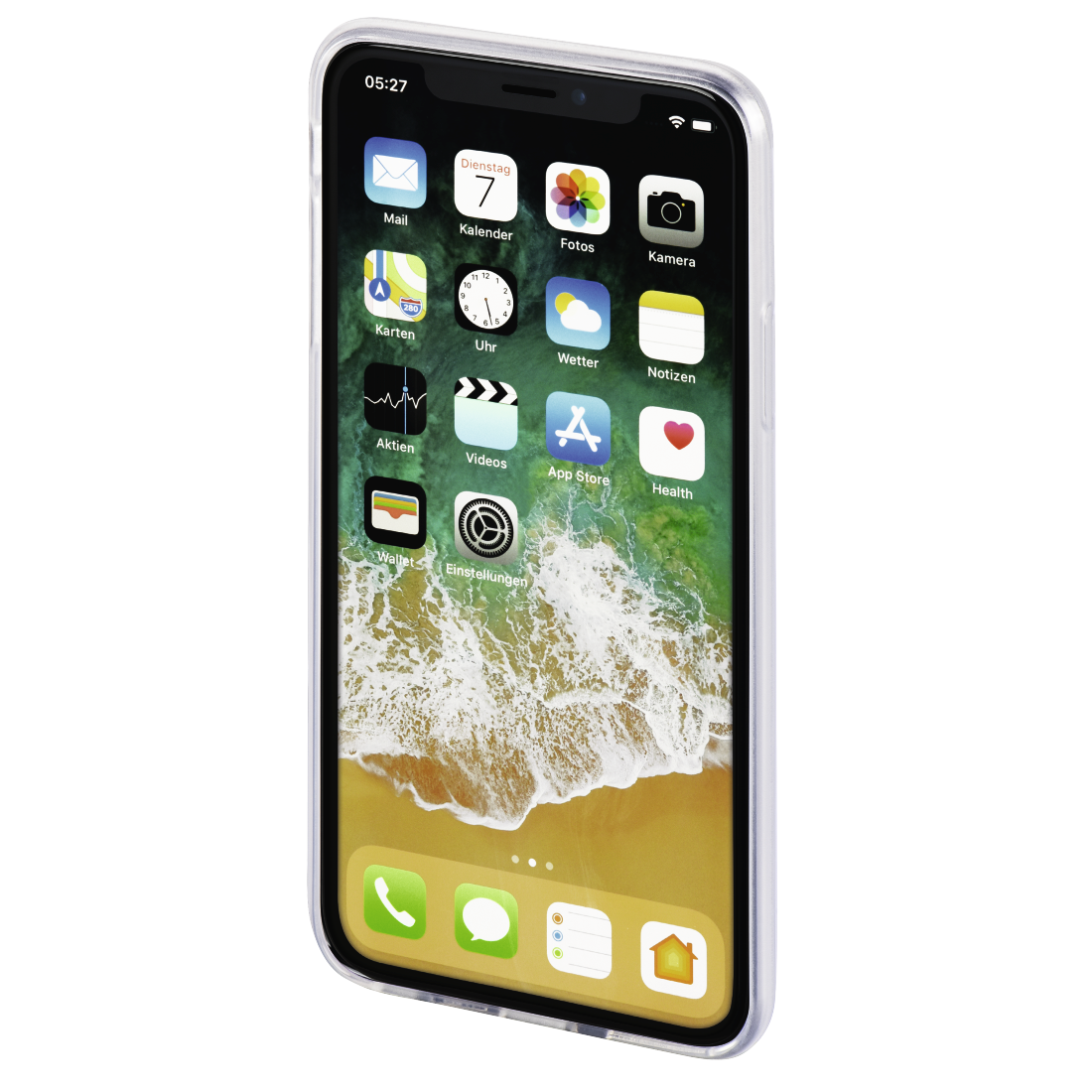 HAMA 181386 "Crystal Clear" Cover for Apple iPhone X, transparent
