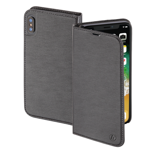 HAMA 181388 "Slim" Booklet for Apple iPhone X, dark grey