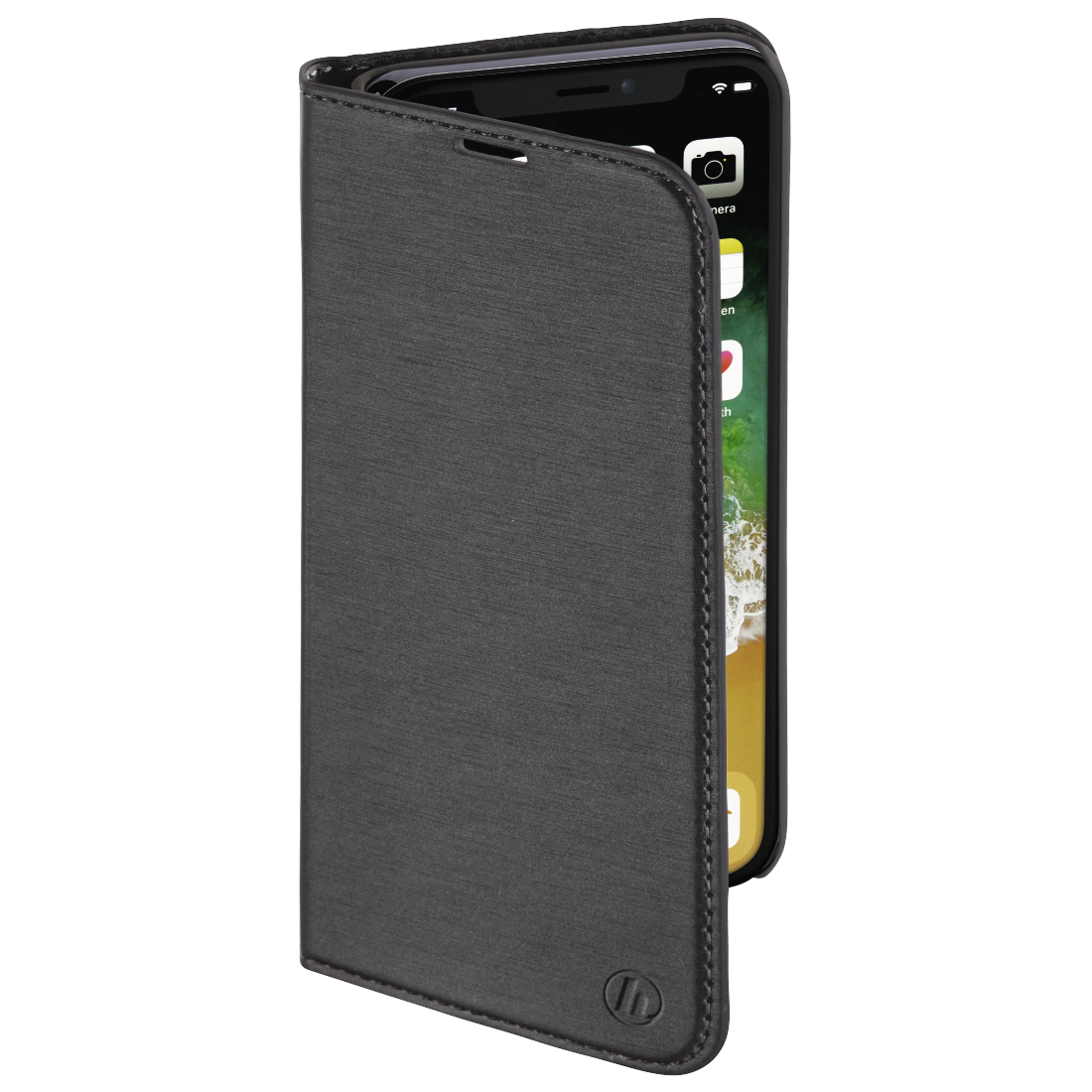HAMA 181388 "Slim" Booklet for Apple iPhone X, dark grey