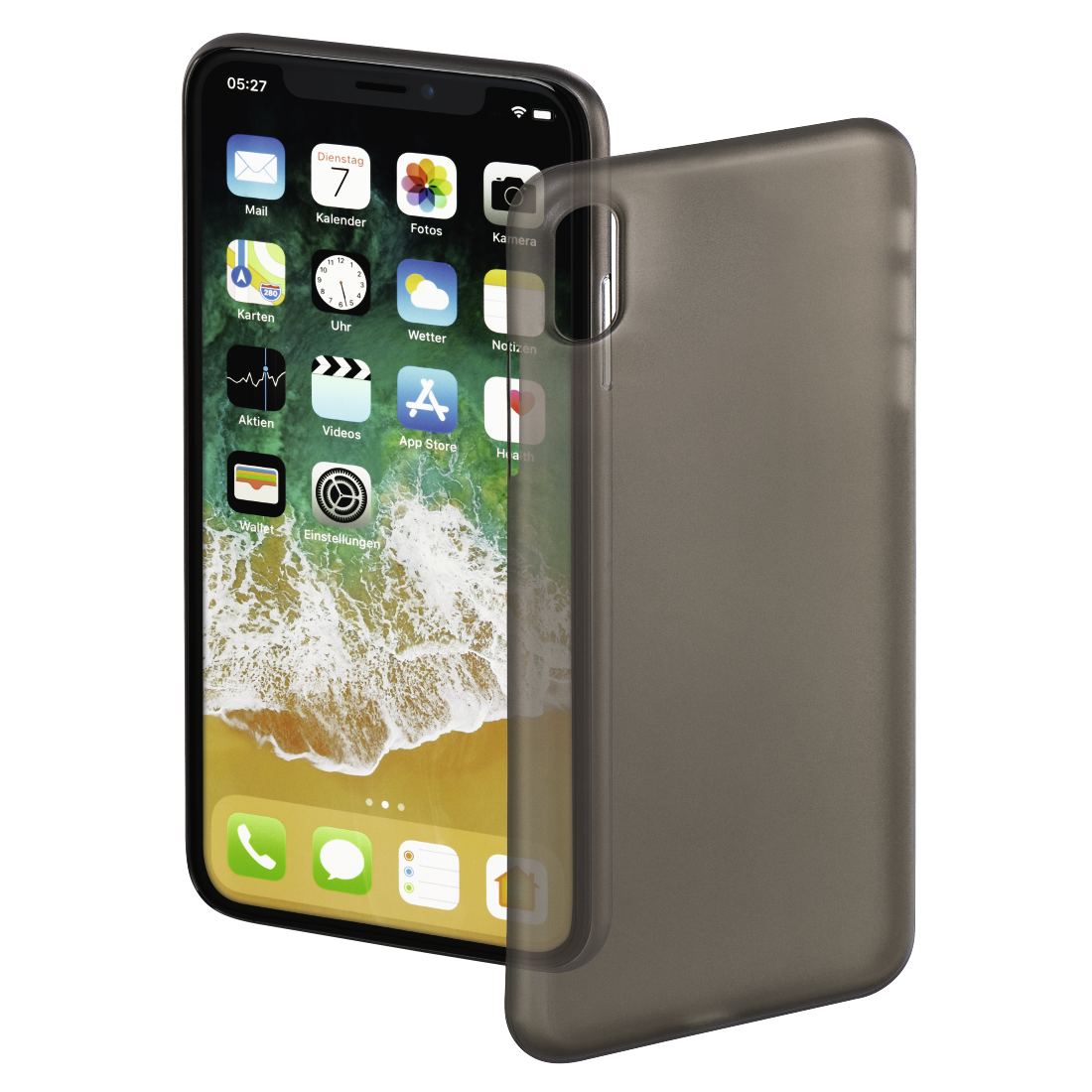 HAMA 181392 "Ultra Slim" Cover for Apple iPhone X, black