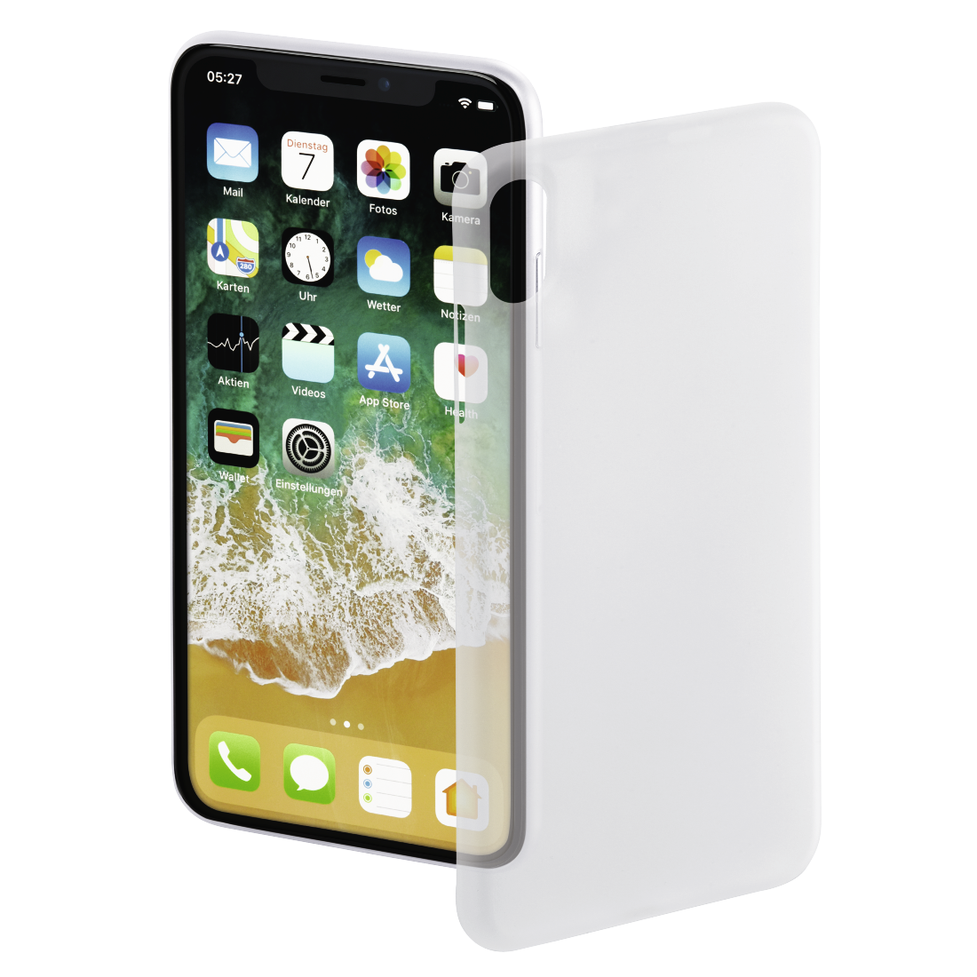 HAMA 181393 "Ultra Slim" Cover for Apple iPhone X, white