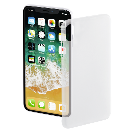 HAMA 181393 "Ultra Slim" Cover for Apple iPhone X, white