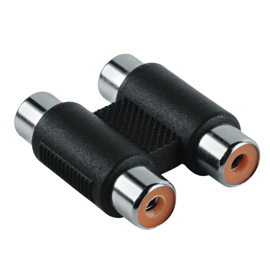 HAMA 181413 RCA ADAPTER, 2 RCA SOCKETS - 2 RCA SOCKETS