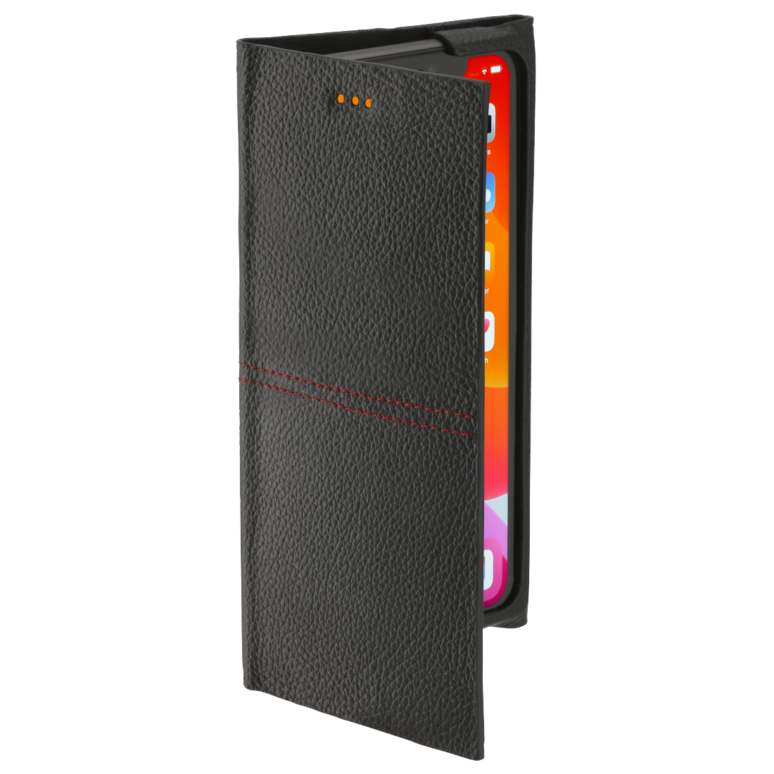 HAMA 187411 Booklet "Red Sensation No. 6" for Apple iPhone 11, black/red