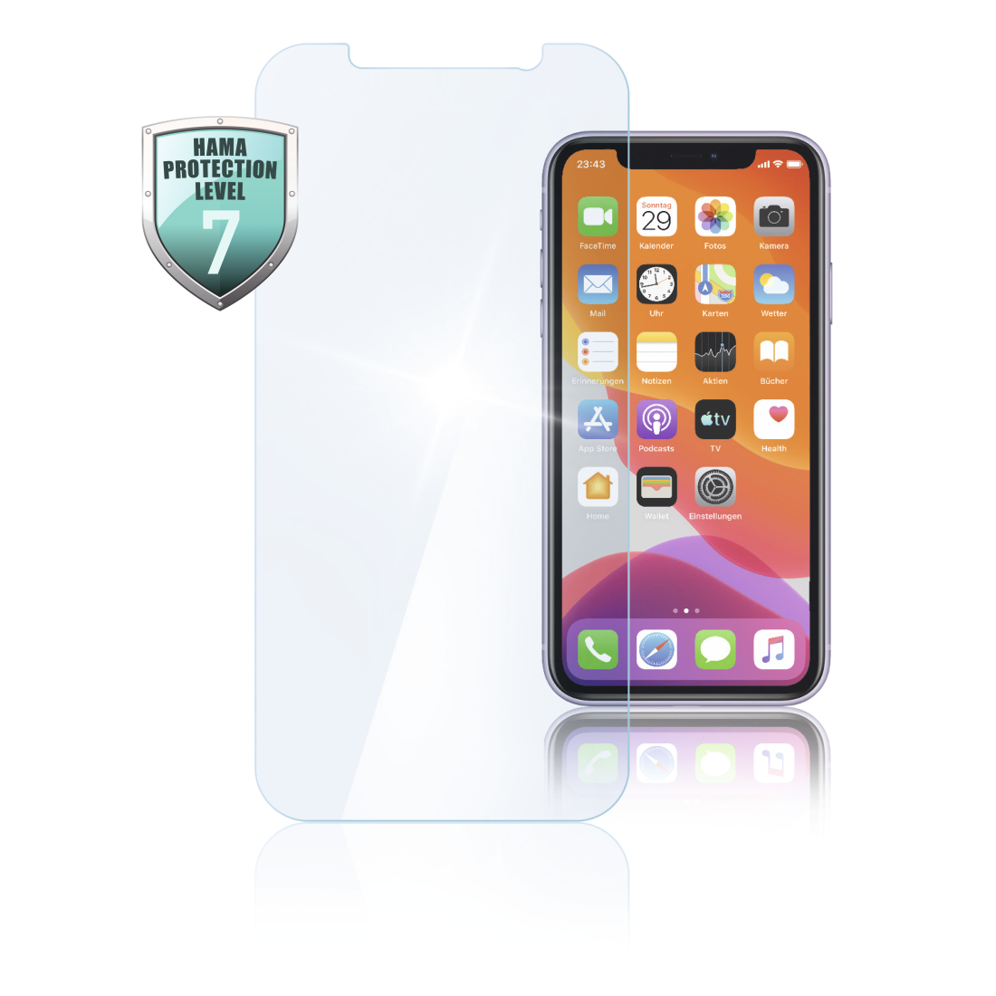HAMA 188677 Protective Glass for  iPhone 12 Pro/ 12 Max