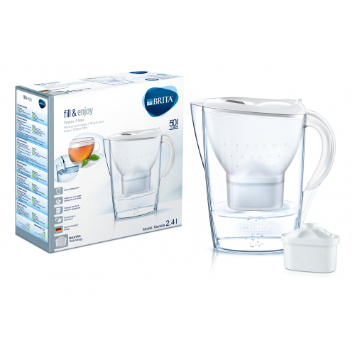 BRITA 100289 MARELLA WHITE WATER FILTER JUG 2.4L