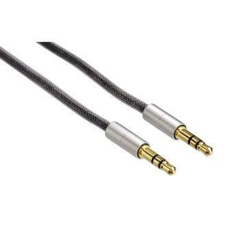 Hama  80868"AluLine" Connecting Cable, 3.5 mm jack, plug - plug, 0.5 m
