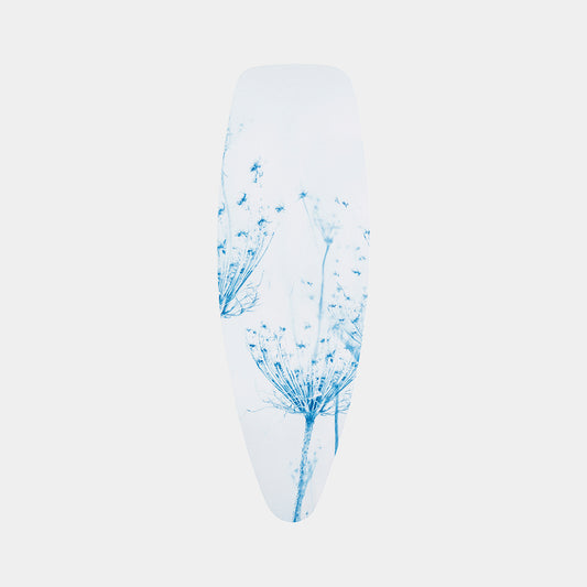 Brabantia 132728 Iron Table Cover D,135x45cm,Cotton,2mm Foam Cotton Flower