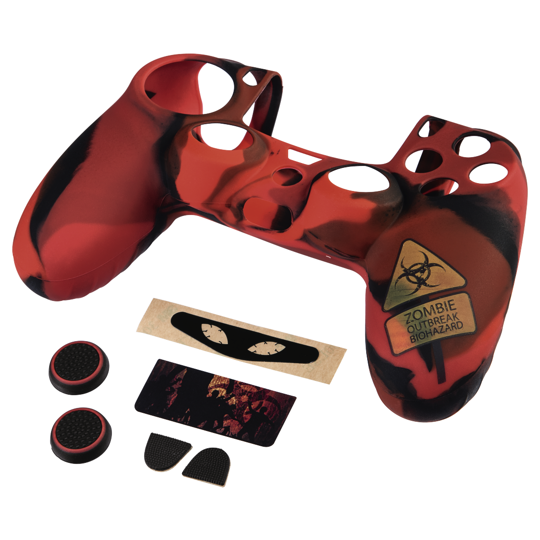 HAMA 54494 Hama "Undead" 7in1 accessory set for the Dualshock 4 controller of the PS4 / Slim / Pro