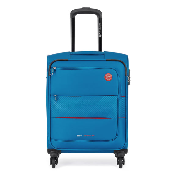 Synthetic Blue Color Polycarbonate Luggage Trolley Bag For Traveling  Purpose With 4 Wheels at Best Price in Jodhpur | Asha Art & Craft