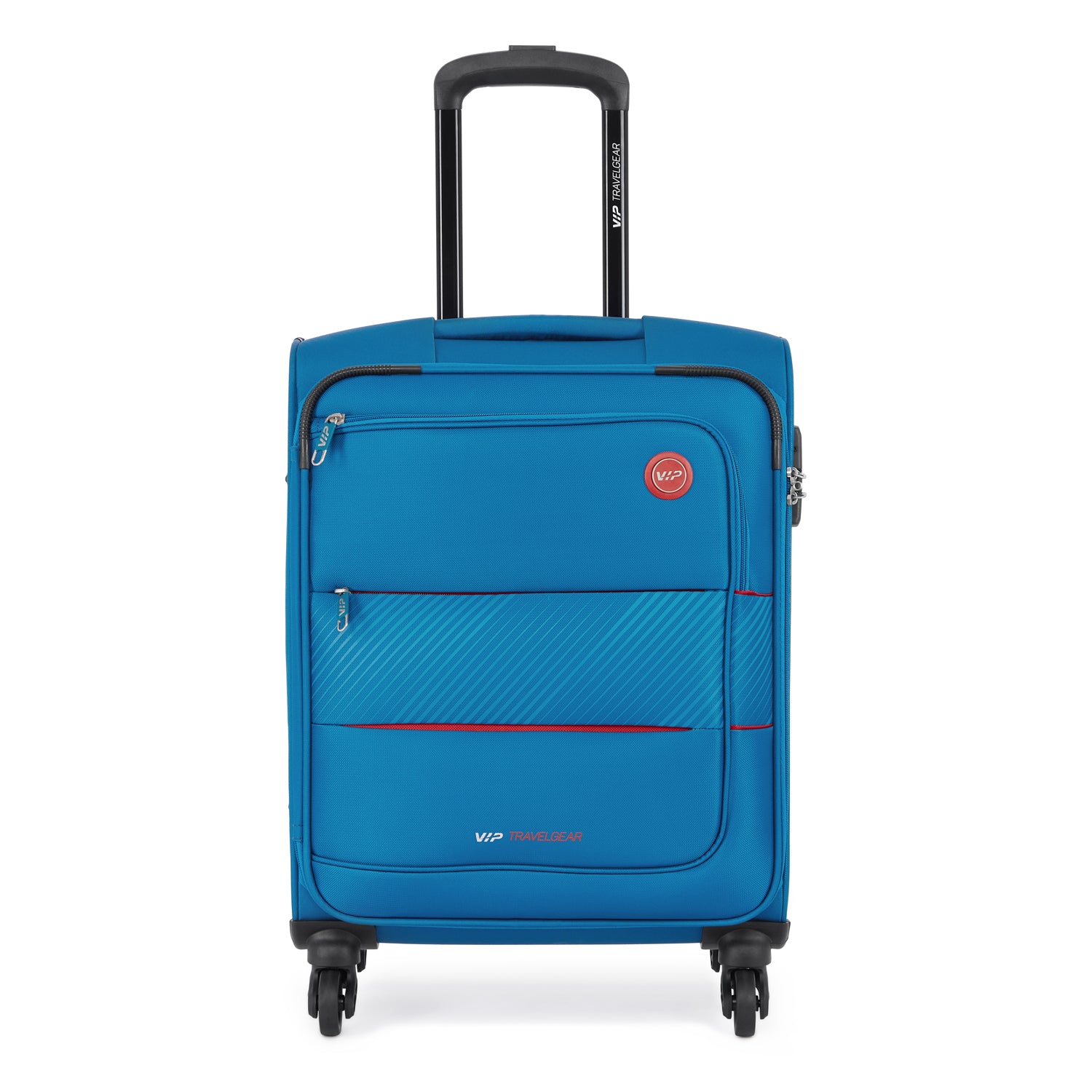 Small Cabin Luggage Trolley Bag (17 inch) - Overnighter Trolley | USB  Charging Port | 4 Wheels - Rust