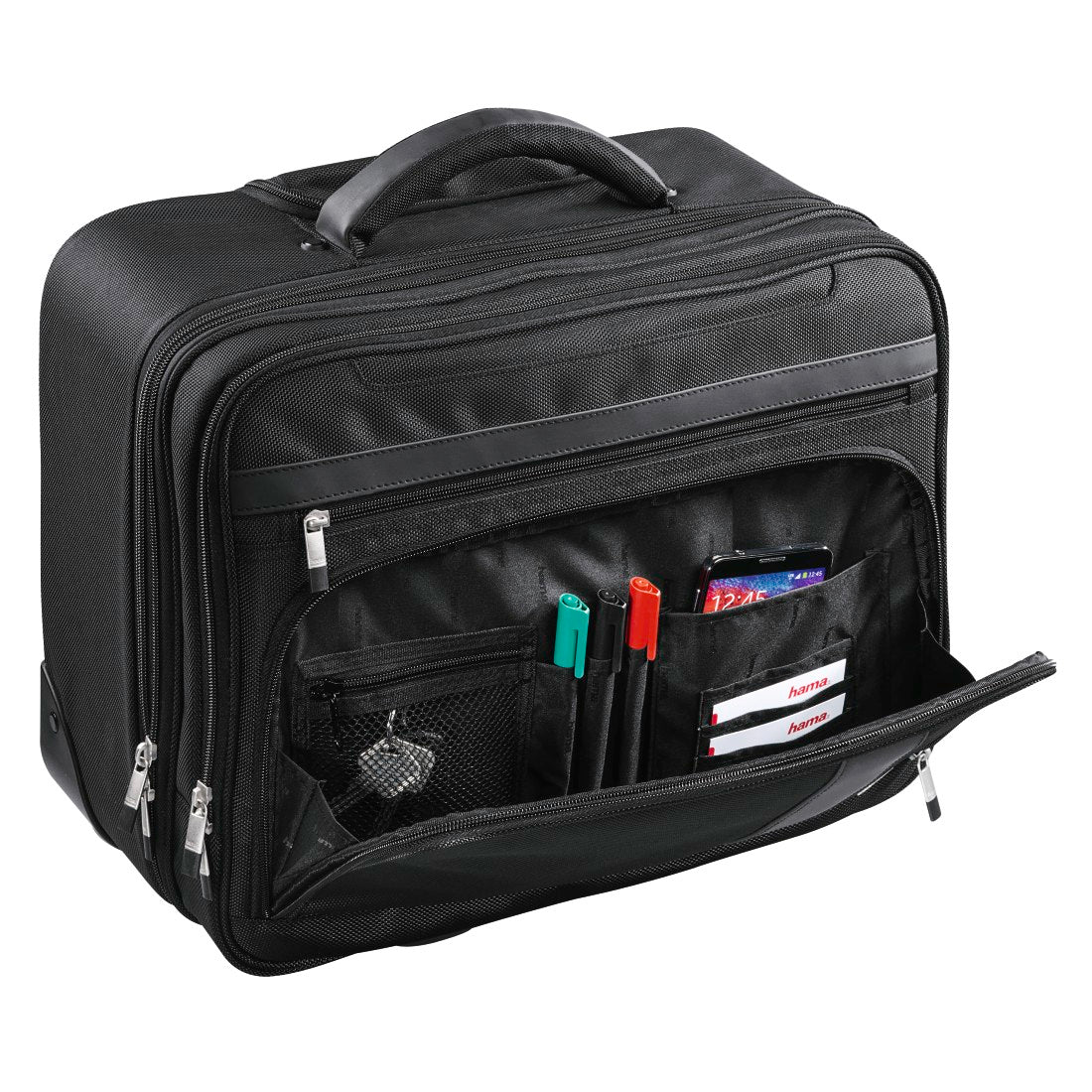 Hama 101279 "Dublin" Notebook Trolley, up to 40 cm (15.6 "), Black