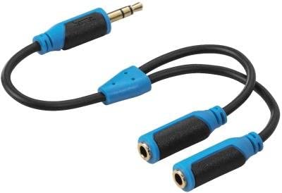 HAMA 108358 SOFT AUDIO SPLITTER 3.5MM STEREO