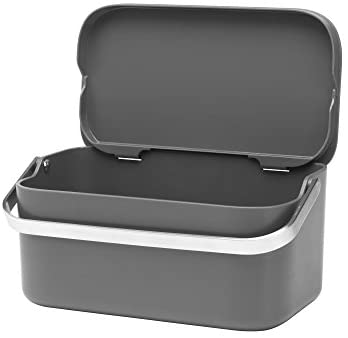 Brabantia 117541 Food Waste Caddy Dark Grey