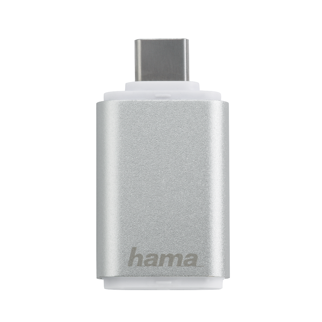 Hama 181020 USB 3.1 Type C OTG Card Reader, MicroSD - Silver