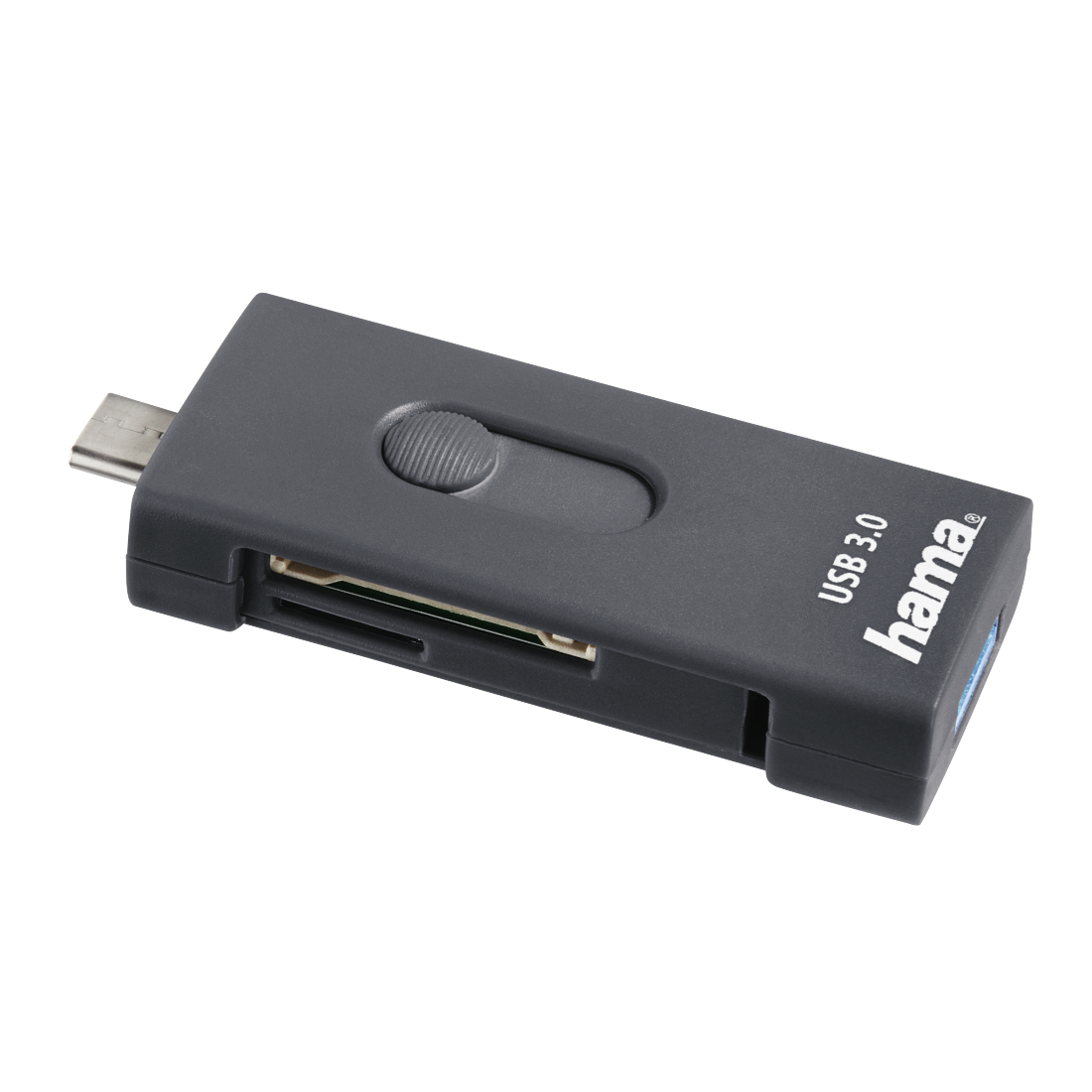 HAMA 135753 USB 3.1 SD/MIC.SD CARD READER GREY