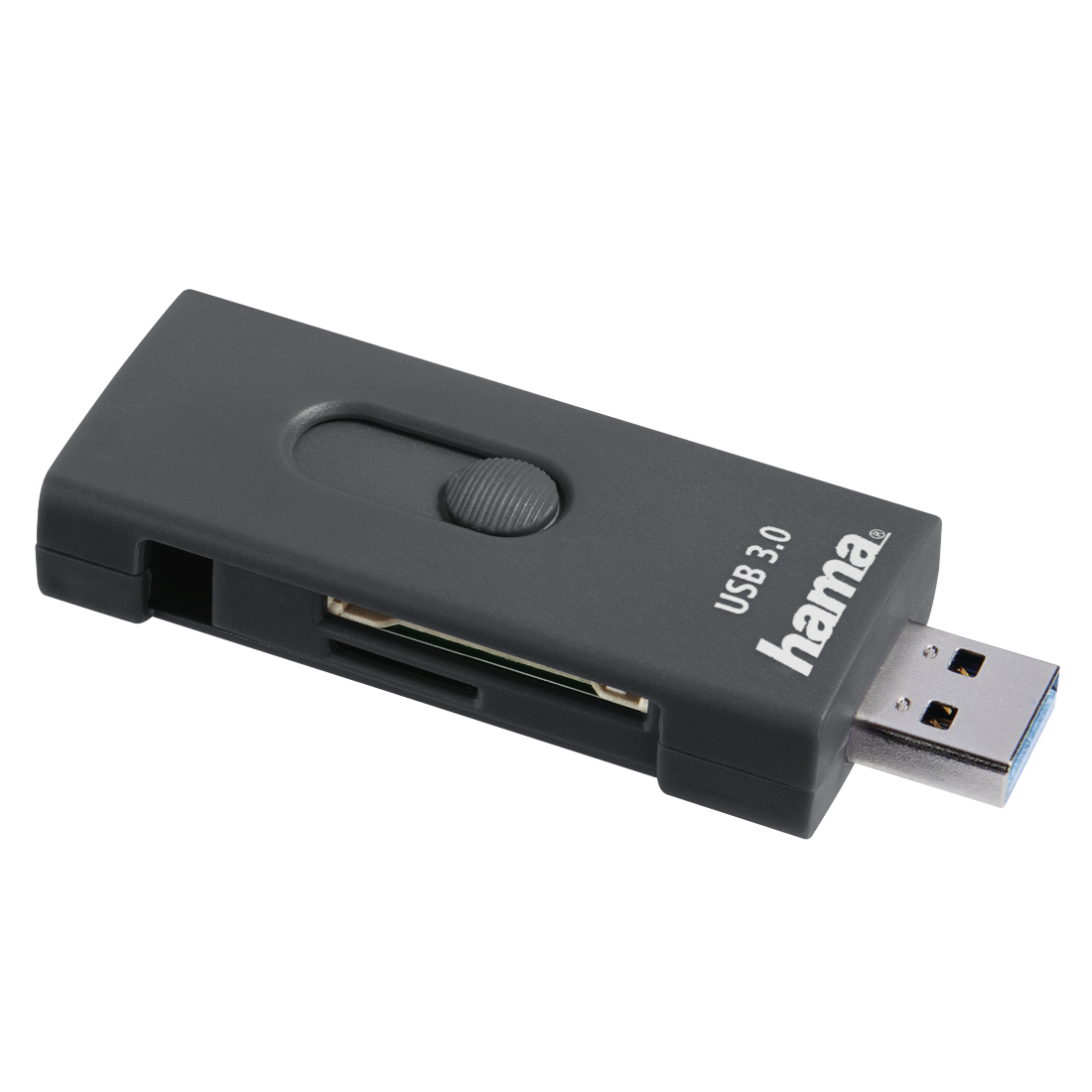 HAMA 135753 USB 3.1 SD/MIC.SD CARD READER GREY